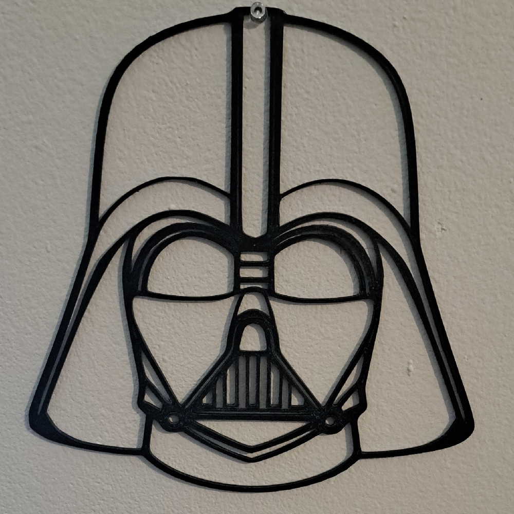 Black Darth Vader Wall Art